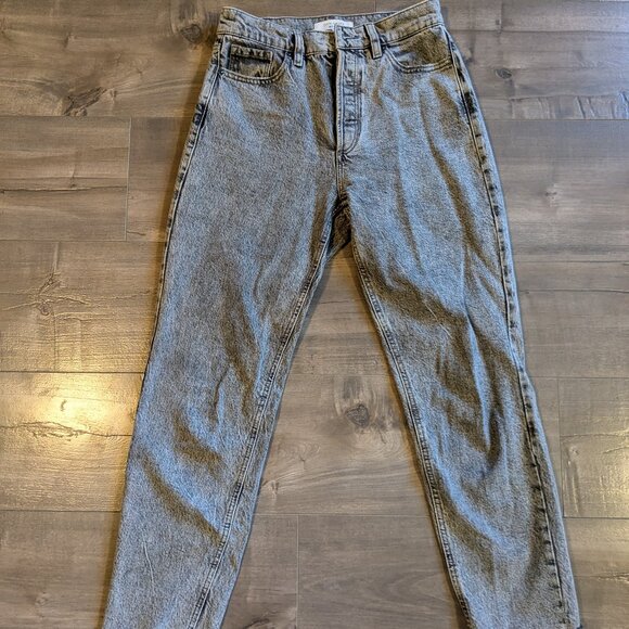 Dynamite Rosie Slim Leg Cropped Ankle Jeans in Grey - Picture 2 of 11